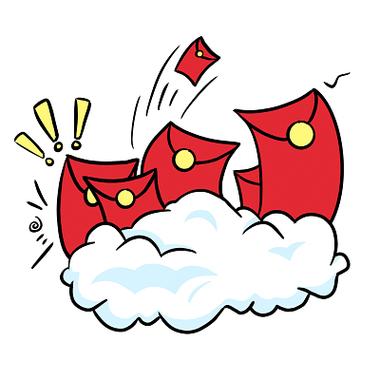 QQ红包的云怎么画