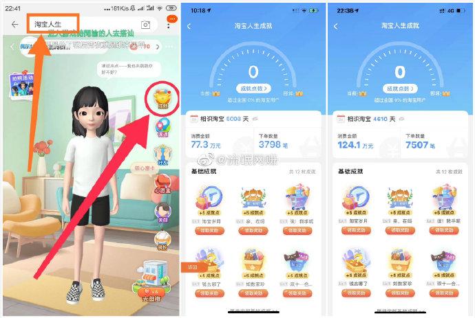 淘宝人生成就金额准吗