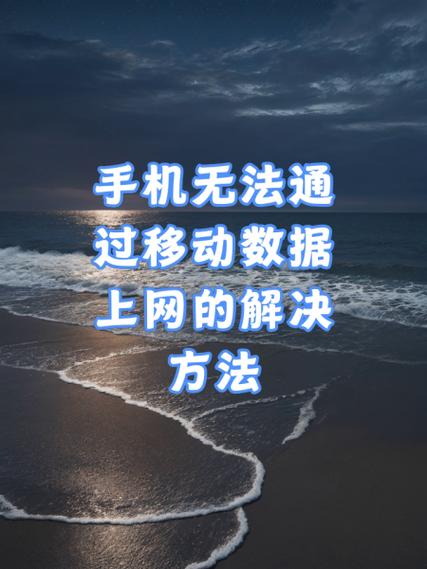 手机用不了移动数据