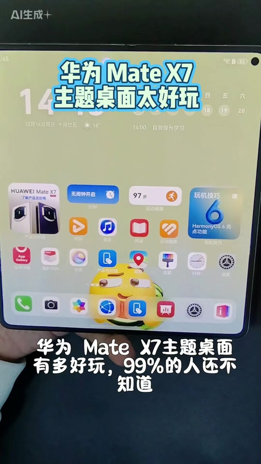 华为手机桌面风格调整步骤
