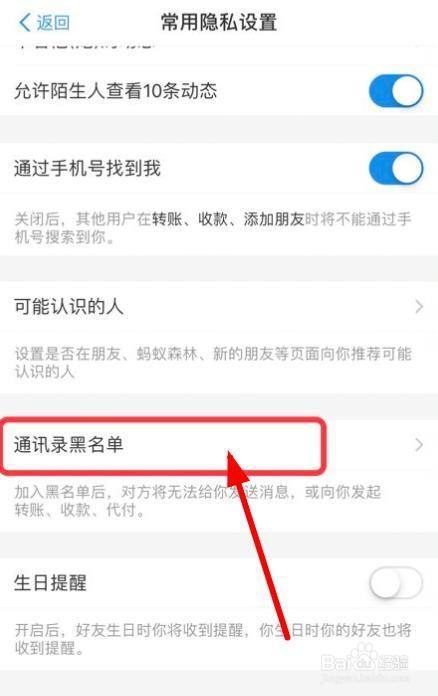 支付宝查看黑名单的注意事项