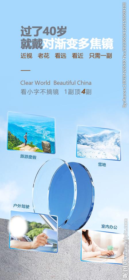 广告行之老花镜