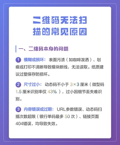 手机摔了扫不了二维码是什么原因