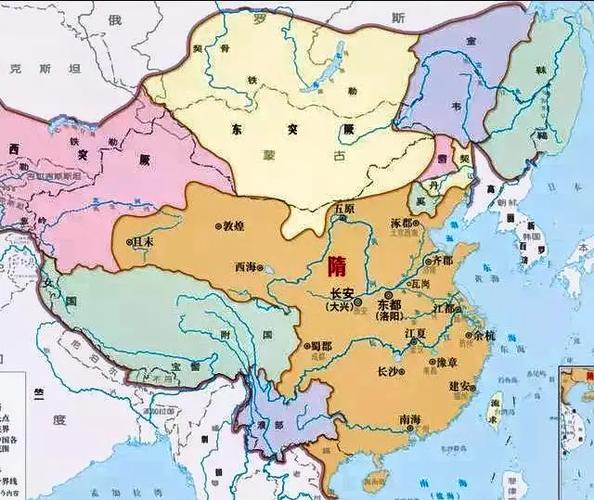 隋朝版图变化视频