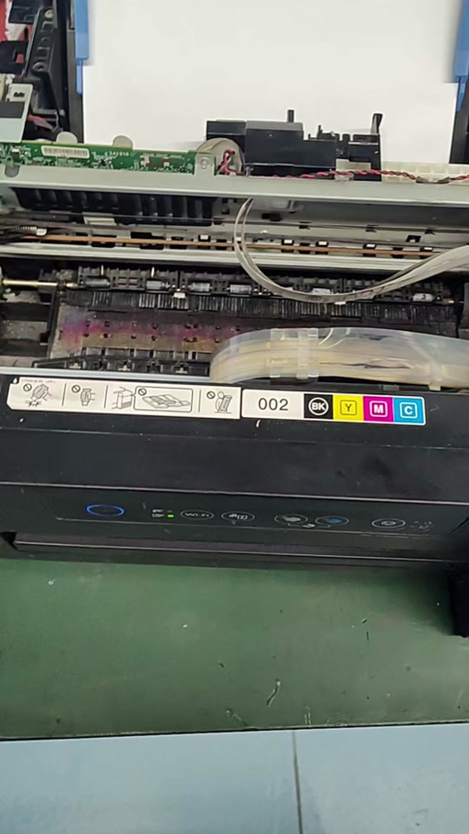 爱普生l4158墨水灯和纸张灯闪烁截图