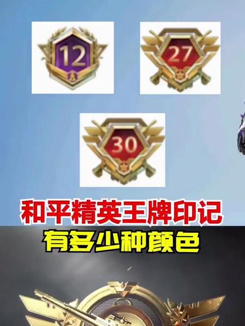 和平精英排名称号颜色缩略图