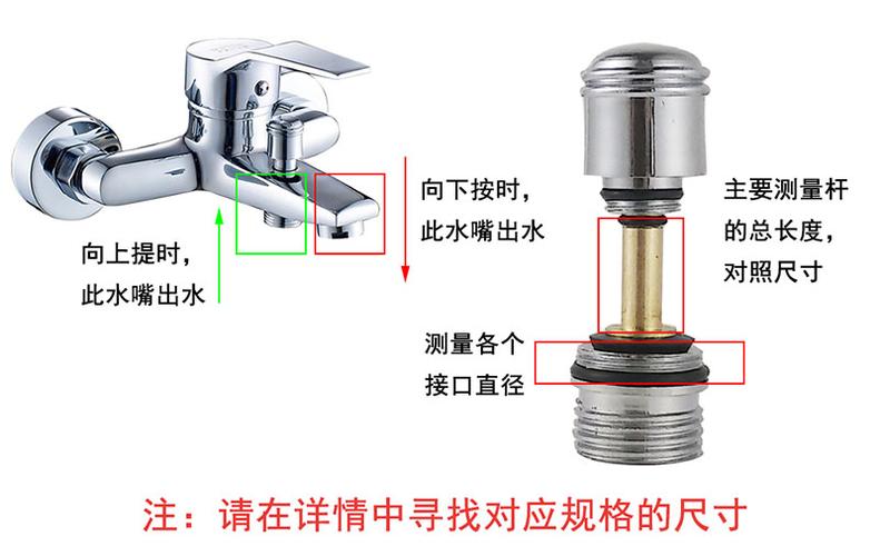 淋浴转换阀内部结构图片
