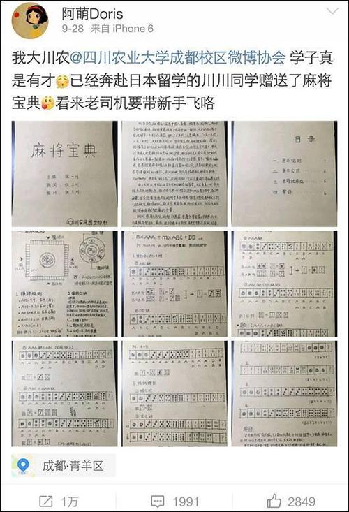 潮汕麻将胡法一览表