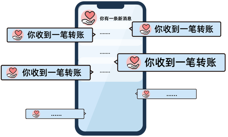 提醒你有一笔待接收的转账