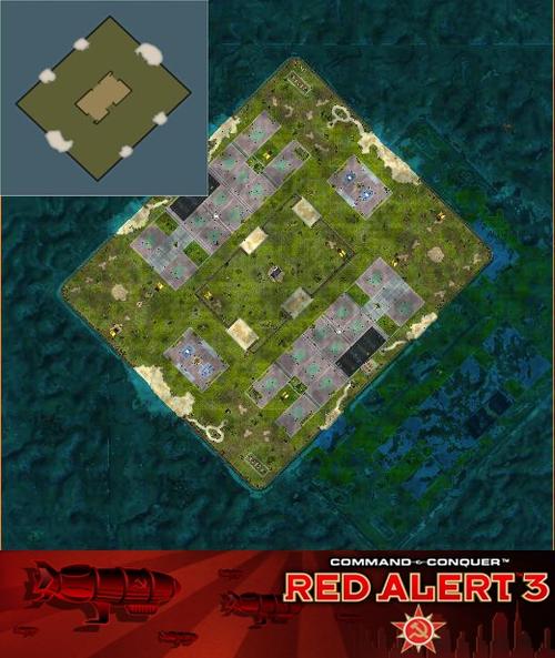 红色警戒3地图怎么没了
