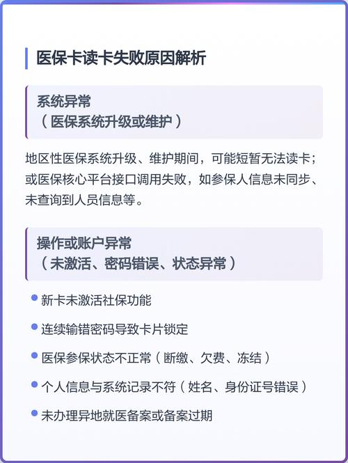 医保卡读不出信息的解决方法