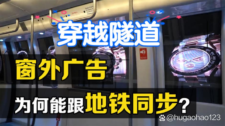 为什么地铁外面的广告是动的