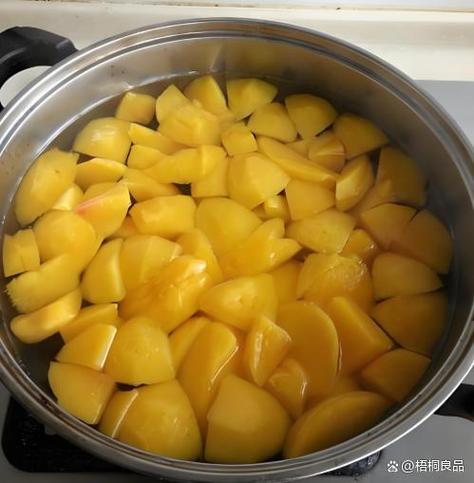 冰冻的黄桃熬罐头 用不用化开
