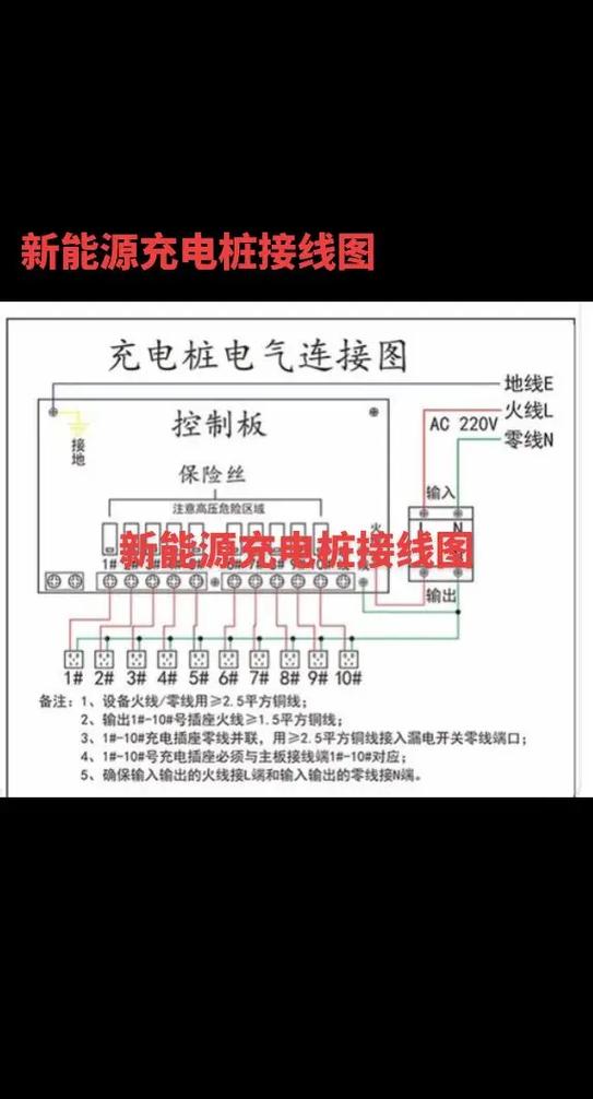 充电桩接线图