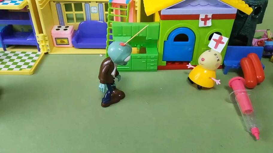小迷和兔子逃离僵尸