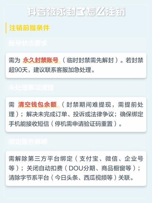 抖音号被永久封了能注销吗