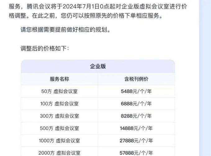 腾讯会议高级版多少钱