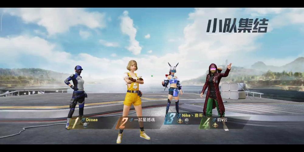 和平精英小队集结
