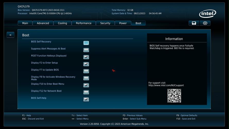 intel nuc强刷bios