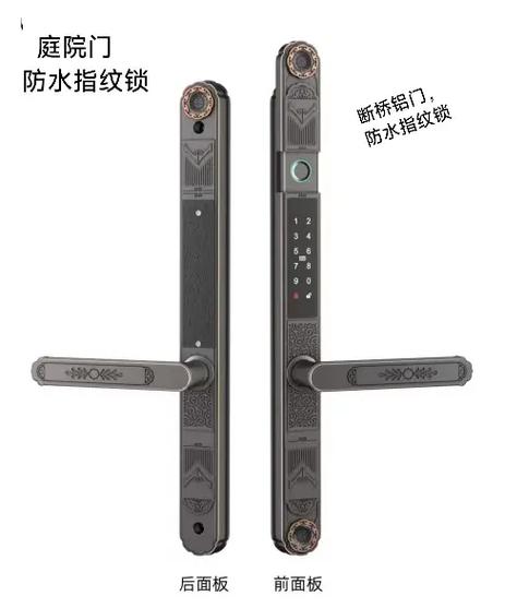 指纹锁门外反锁