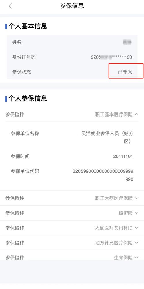 个人参保信息查询