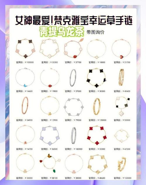 正品四叶草手链价格和图片