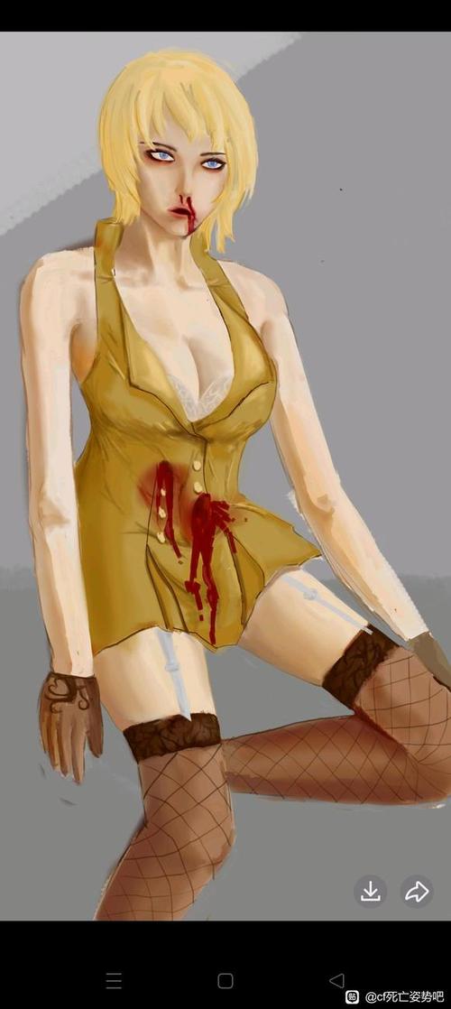大逃杀女角色倒地死亡