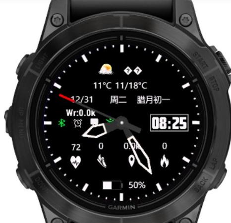 佳明vivoactive3设置表盘