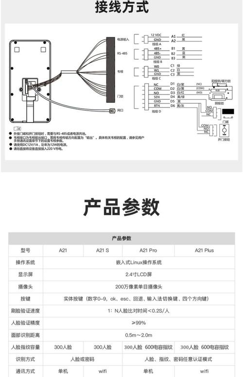 海康人脸识别机接线方式