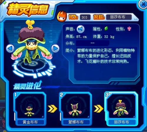 赛尔号启航丽莎布布加点