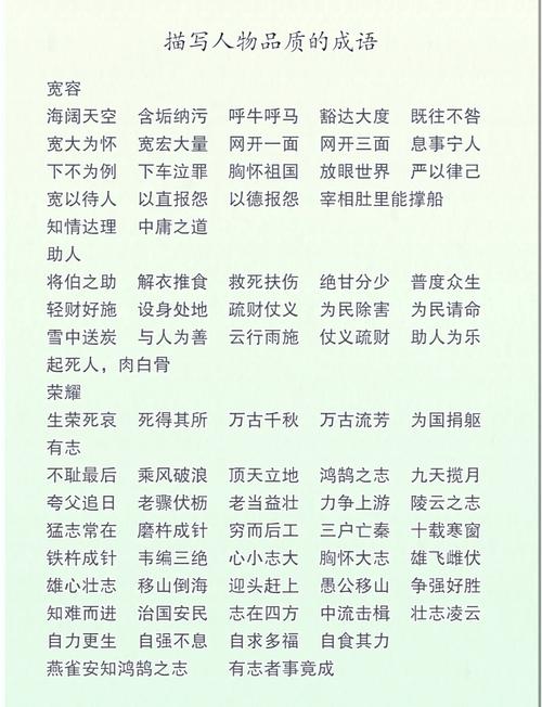 形容一个人品行不好的成语