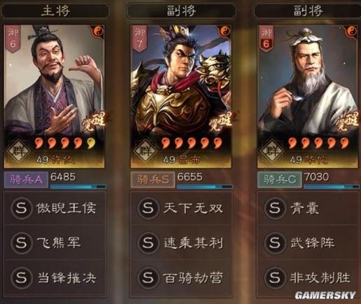 三国志战略版吕布战法推荐