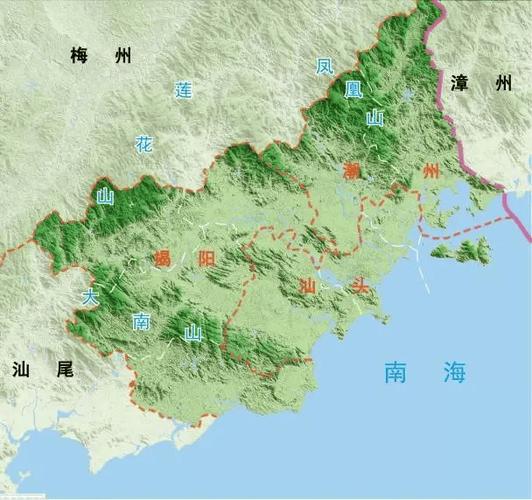 潮州地理位置