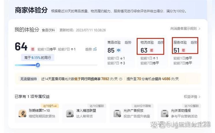 抖店评分太低怎么办