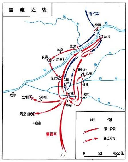 官渡之战真实历史