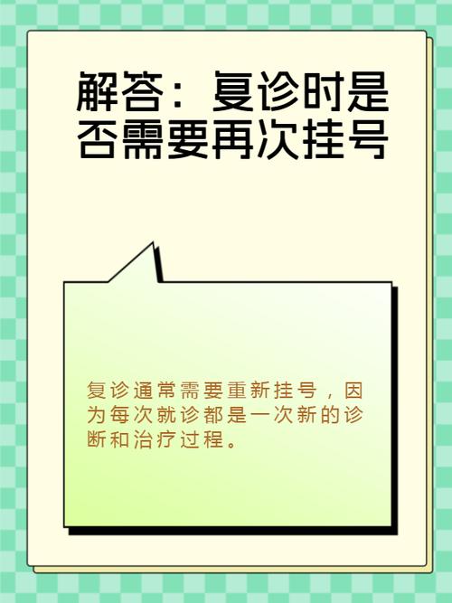 7天内复诊还需要挂号吗