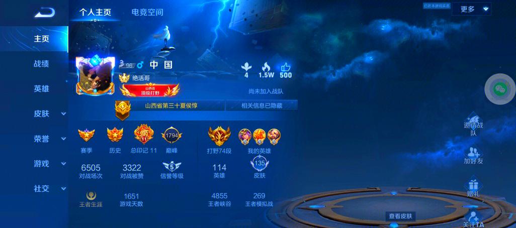 王者荣耀怎么查询好友王者荣耀段位