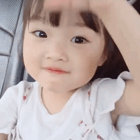 萌娃表情包动态 小女孩
