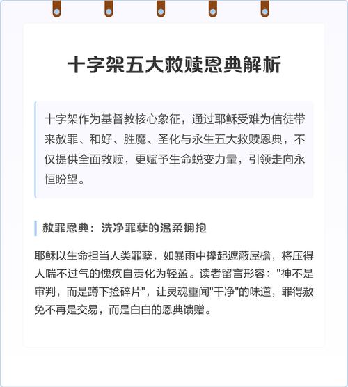 十字架的五大恩典