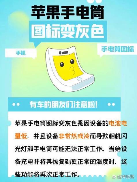 为什么手电筒图标变灰了缩略图