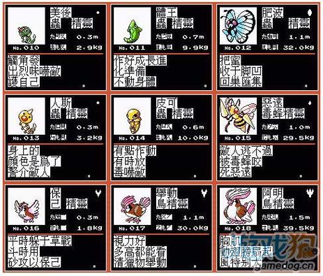 口袋妖怪金旧版汉化攻略游戏截图