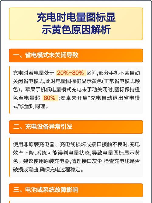 充电的时候显示黄色是什么意思