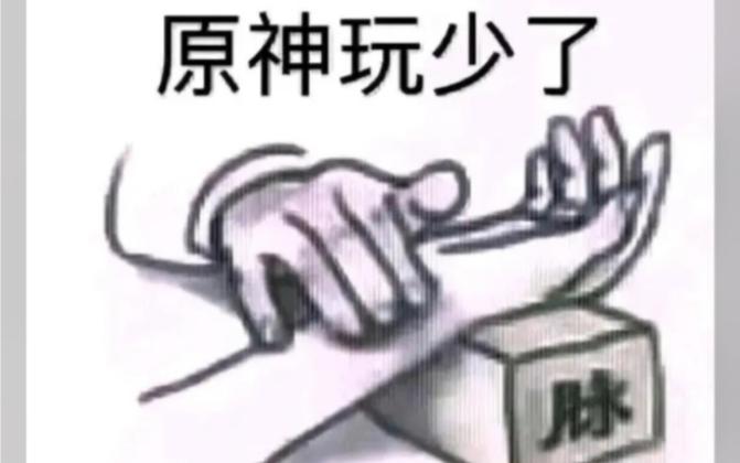 玩原神玩的表情包