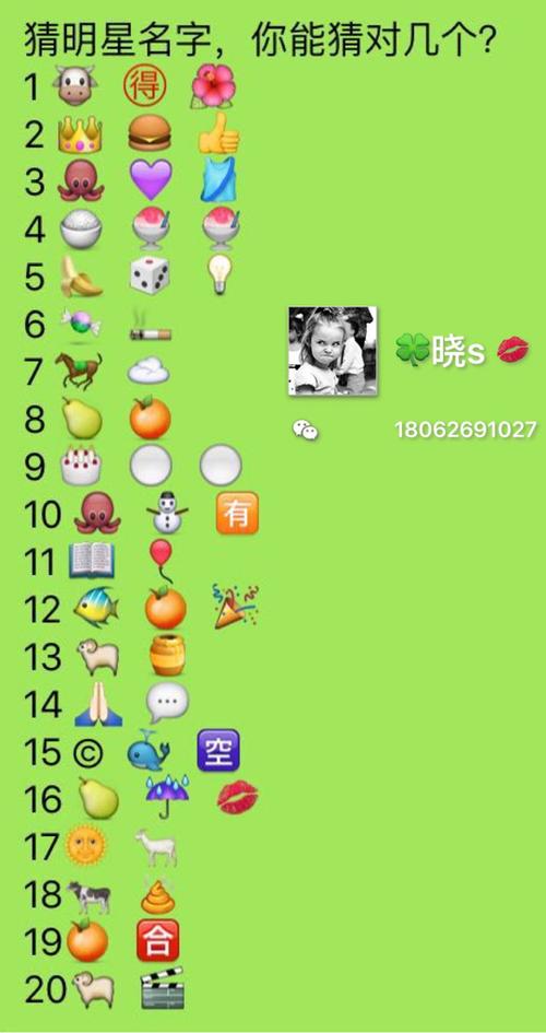 疯狂猜明星答案及图片