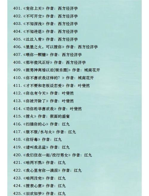 100本经典耐看现言小说
