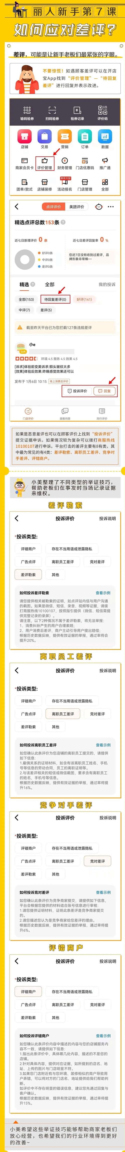 外卖差评商家回复大全