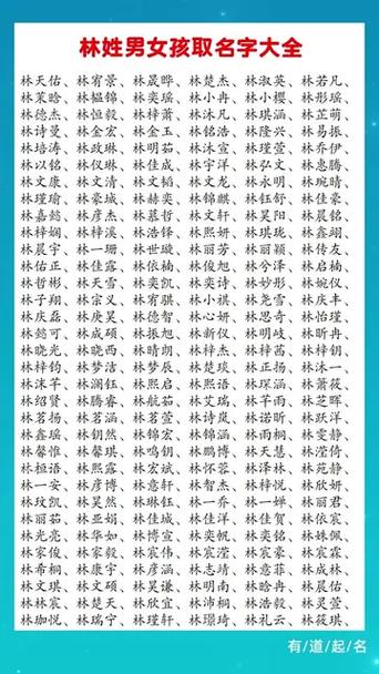 林姓男宝宝取名字大全