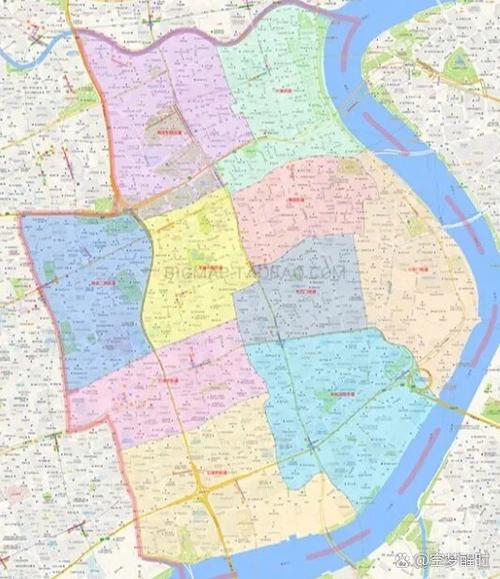 上海市黄浦区街道划分地图