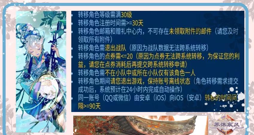 转区角色等级要求