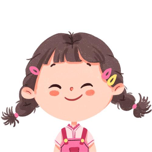 扎小辫子的女孩表情包